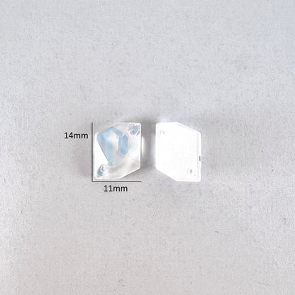 White Luminescent Glass Cosmic