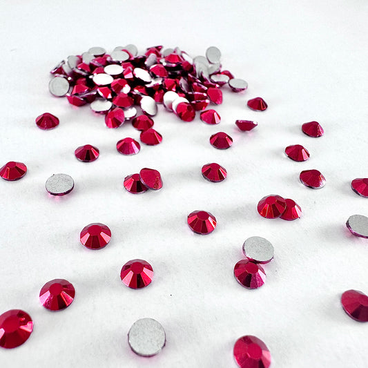 Metallic Siam Rhinestone