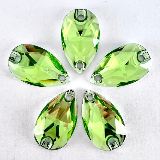 Peridot Acrylic Teardrop