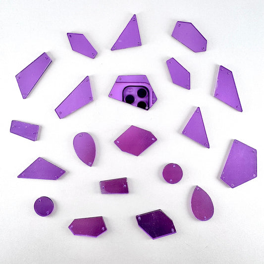 Mirror Shapes - Purple (various shape options)