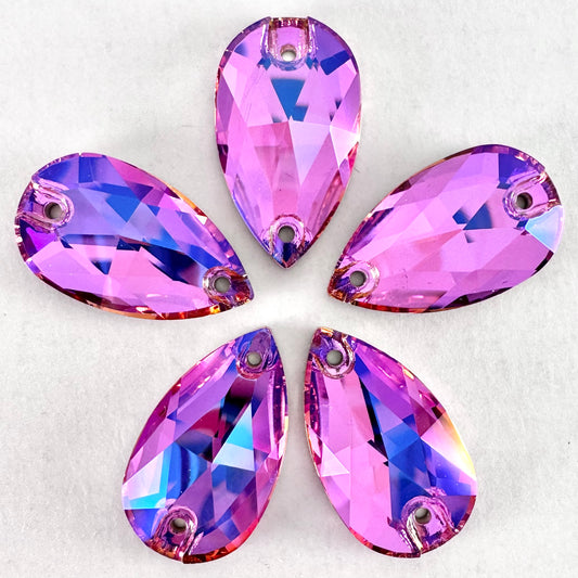 Rose MO Glass Teardrop