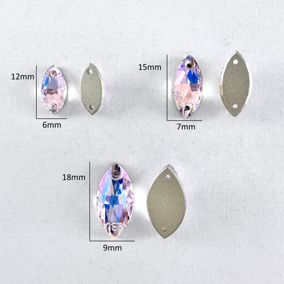 Rosaline MO Glass Navette