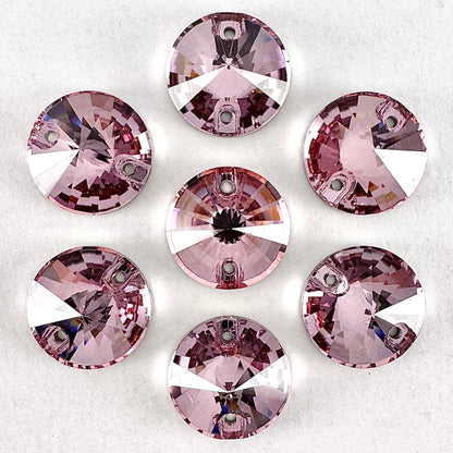 Light Amethyst Glass Rivoli