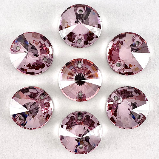 Light Amethyst Glass Rivoli