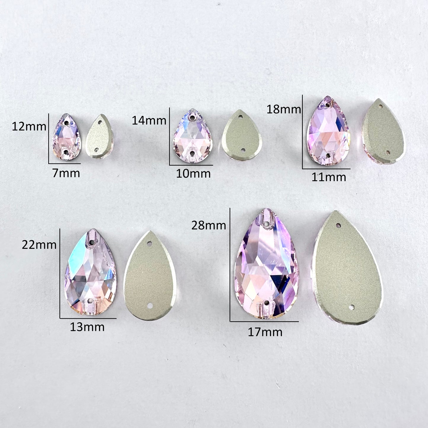Rosaline MO Glass Teardrop