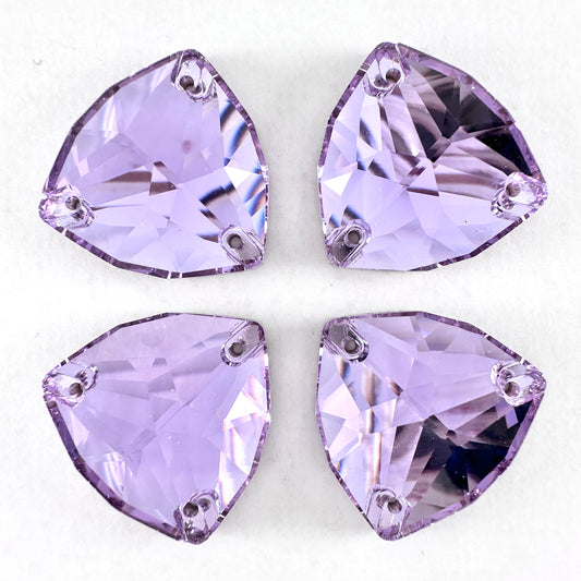 Violet Glass Trilliant