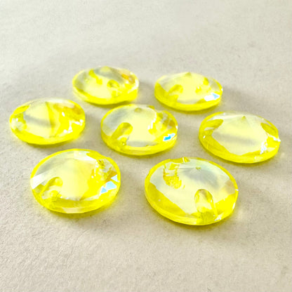 Electric Yellow DeLite Glass Rivoli