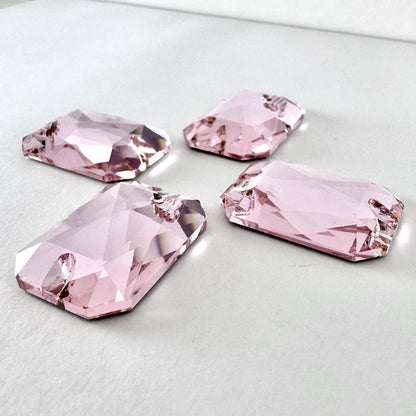 Light Rose Glass Emerald