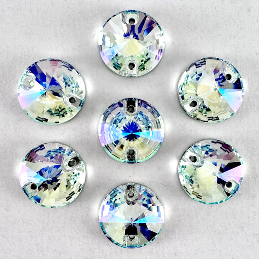 Light Azure MO Glass Rivoli