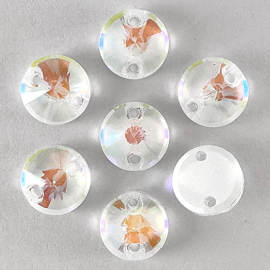 Electric White DeLite Glass Rivoli (3200 facet)