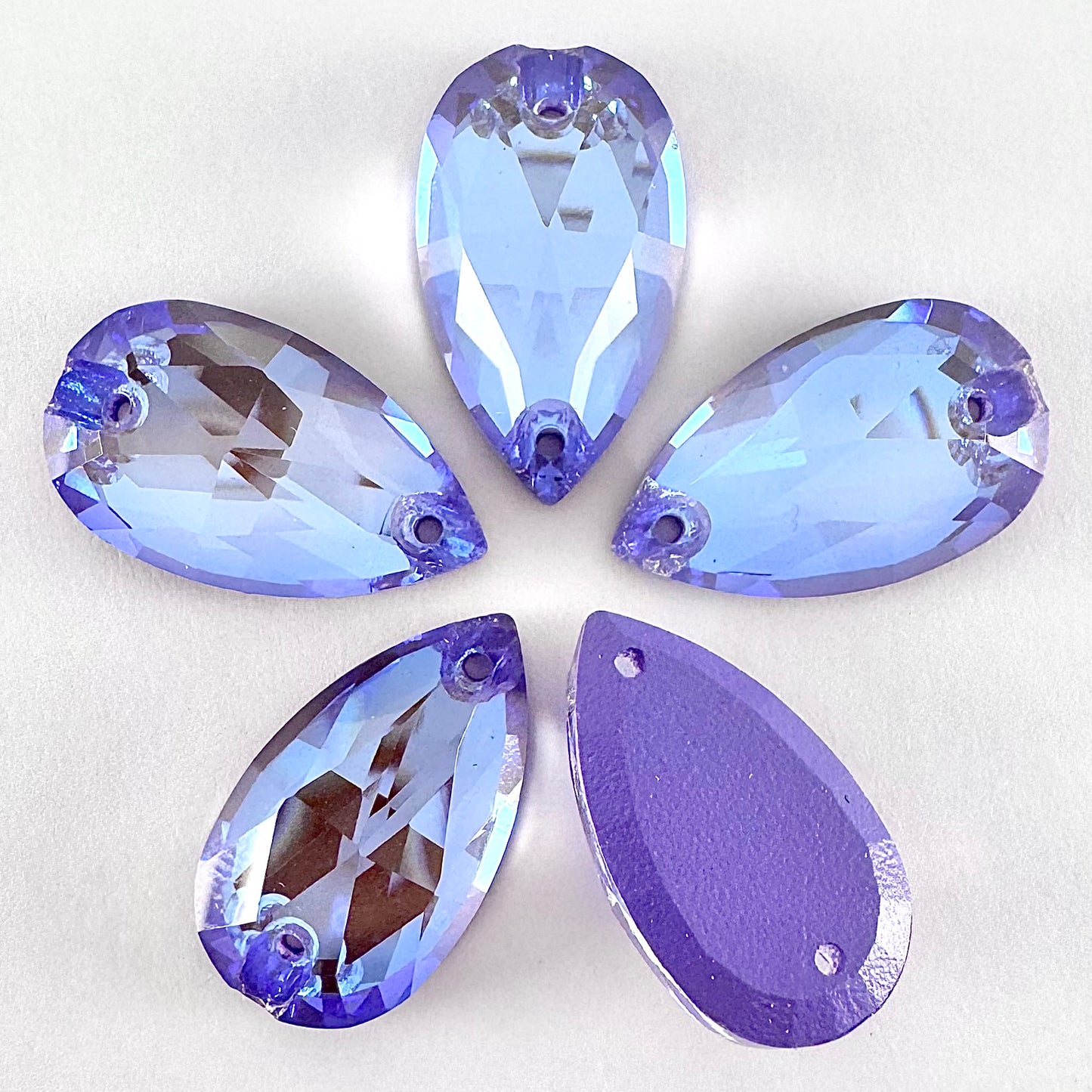 Violet MI Glass Teardrop
