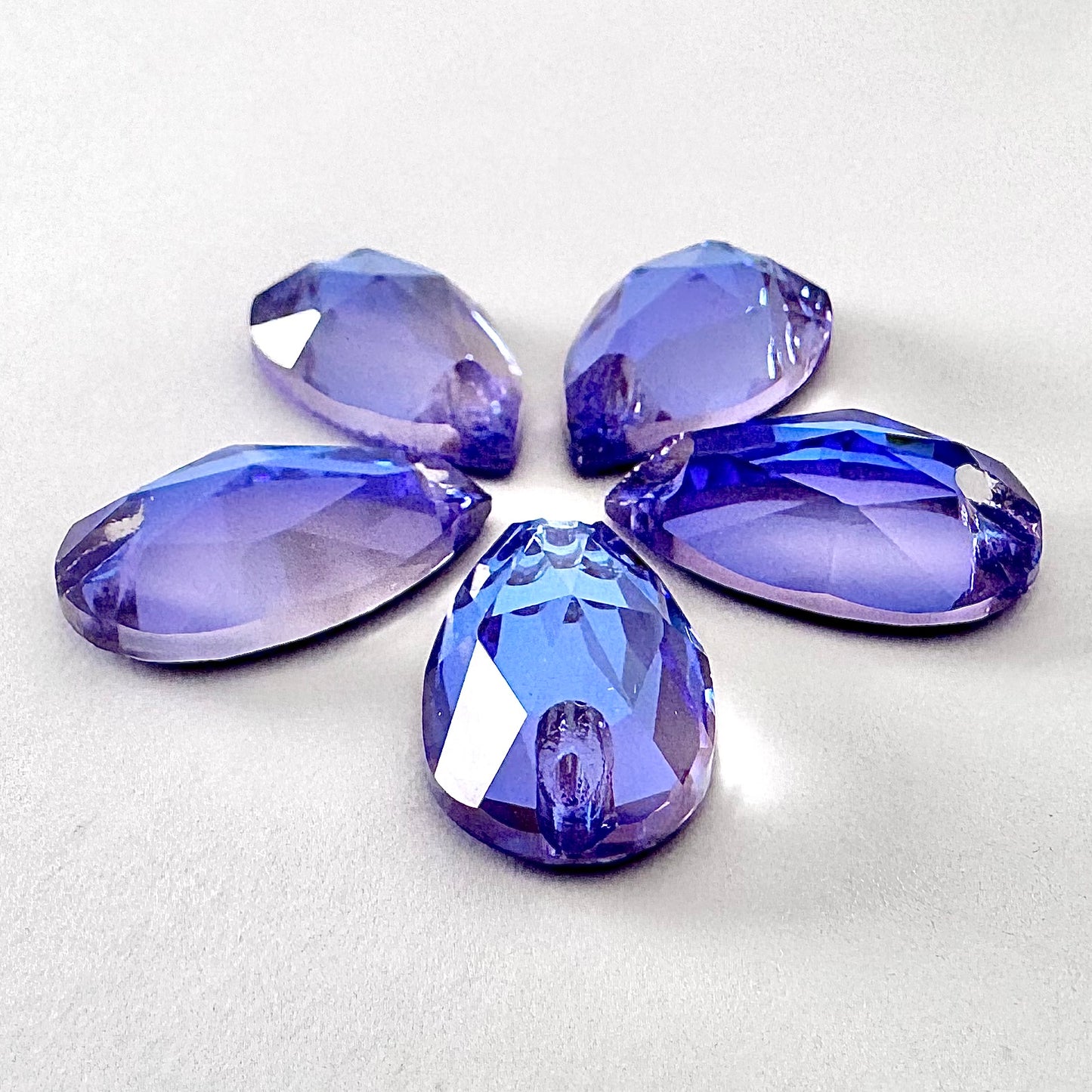 Violet MI Glass Teardrop
