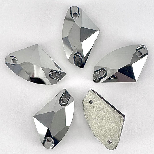 Jet Hematite Glass Galactic