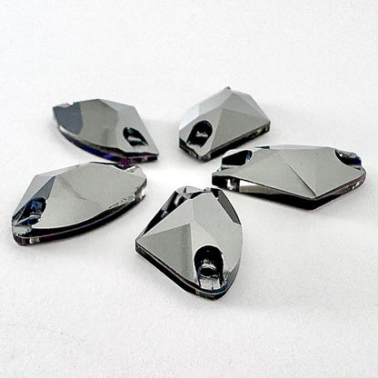 Jet Hematite Glass Galactic