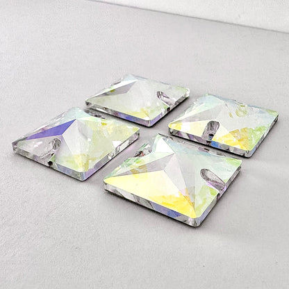Crystal AB Glass Square