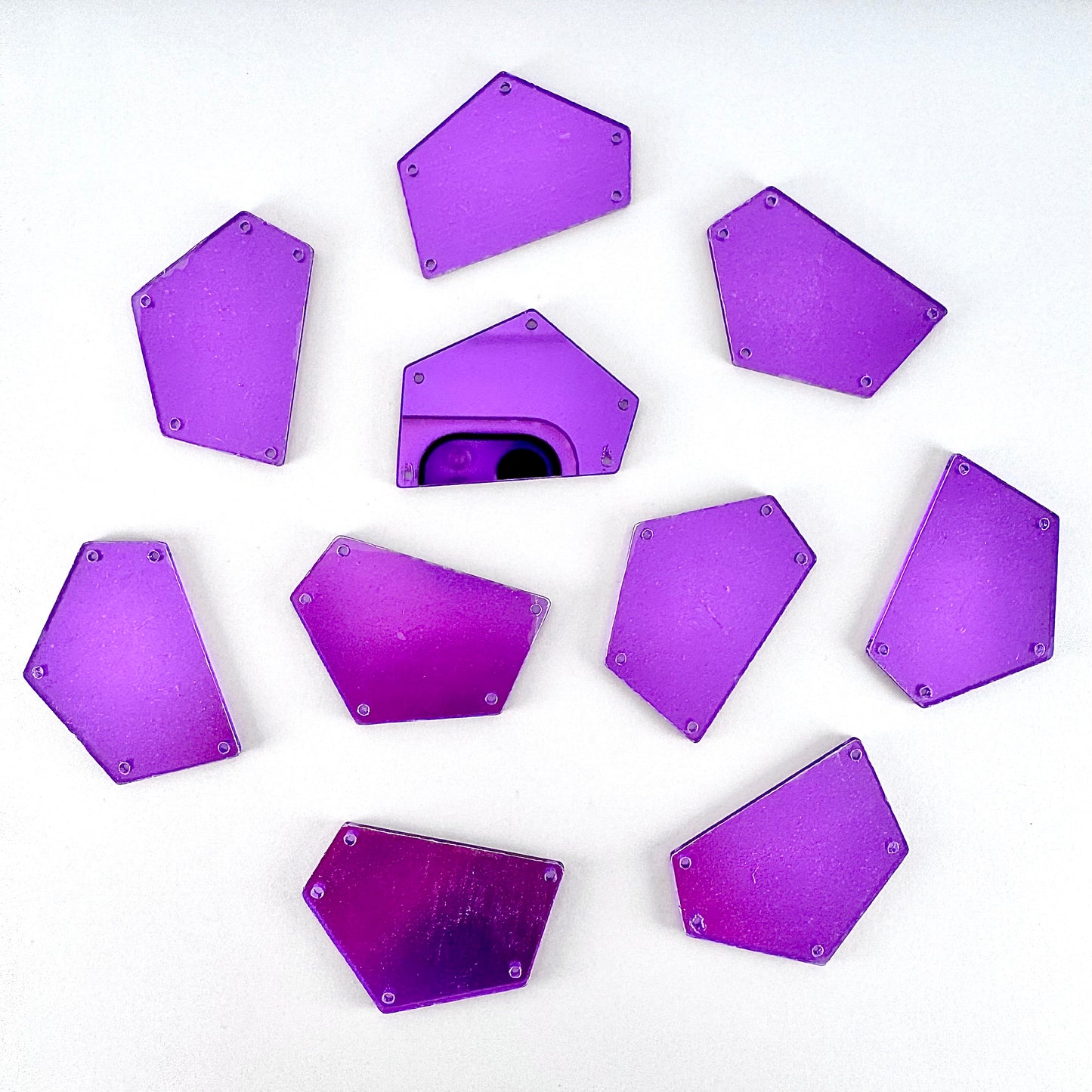 Mirror Shapes - Purple (various shape options)