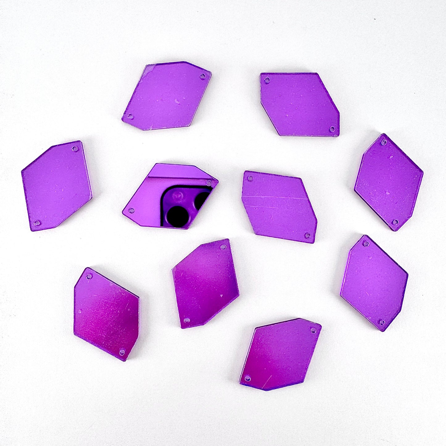 Mirror Shapes - Purple (various shape options)