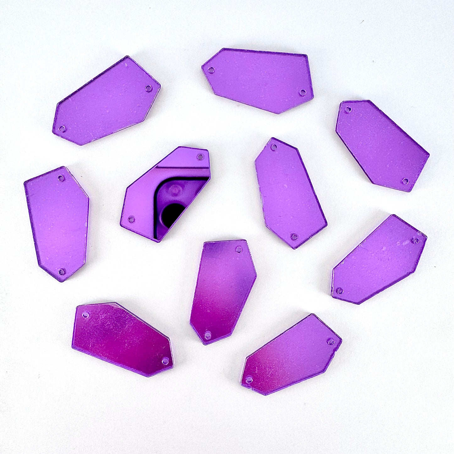 Mirror Shapes - Purple (various shape options)