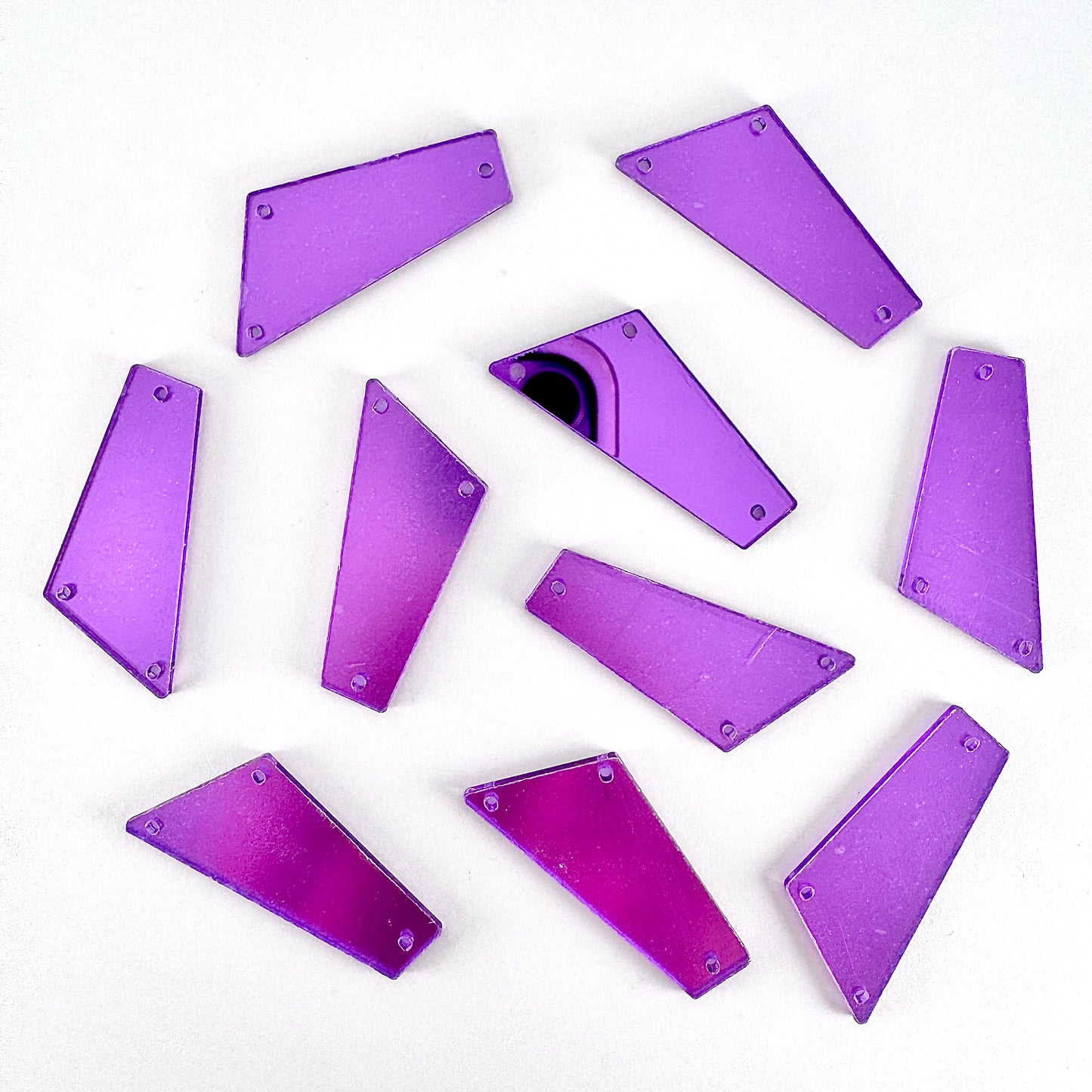Mirror Shapes - Purple (various shape options)