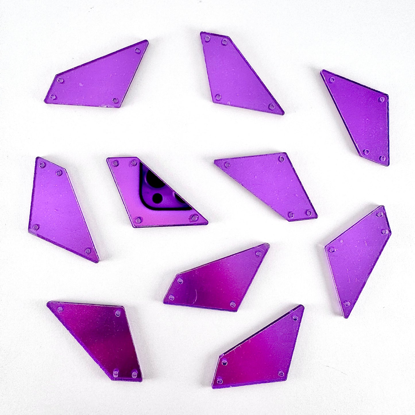 Mirror Shapes - Purple (various shape options)