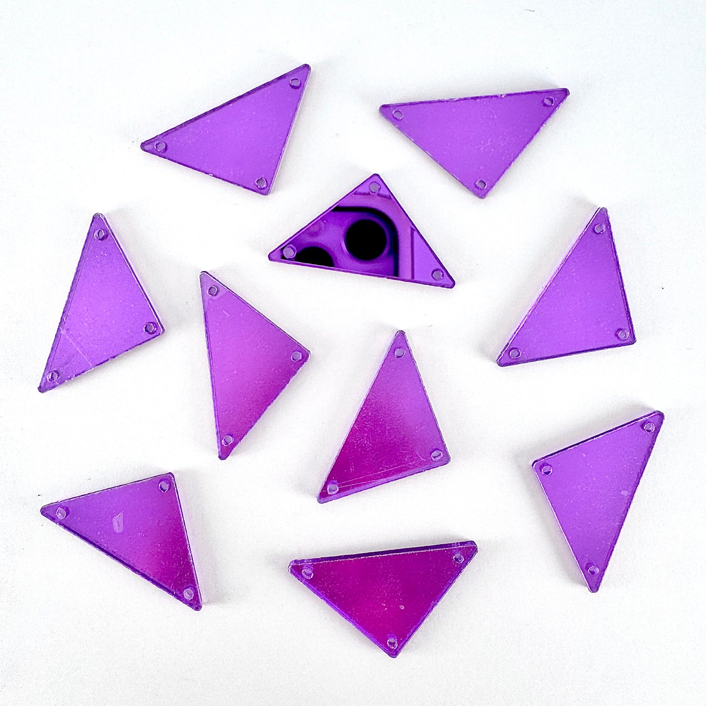 Mirror Shapes - Purple (various shape options)