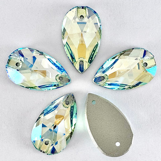 Citrus Green MO Glass Teardrop