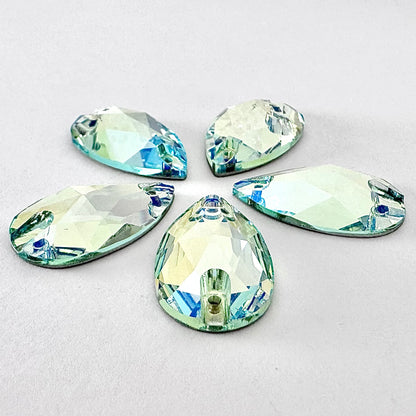 Citrus Green MO Glass Teardrop