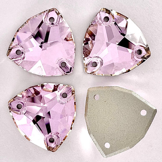 Light Rose Glass Trilliant