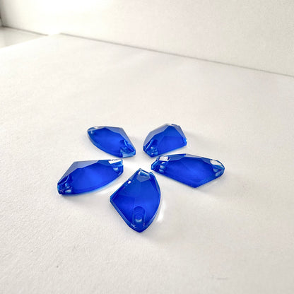 Neon Dark Blue Glass Galactic