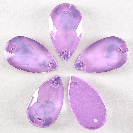 Lavender AM Glass Teardrop