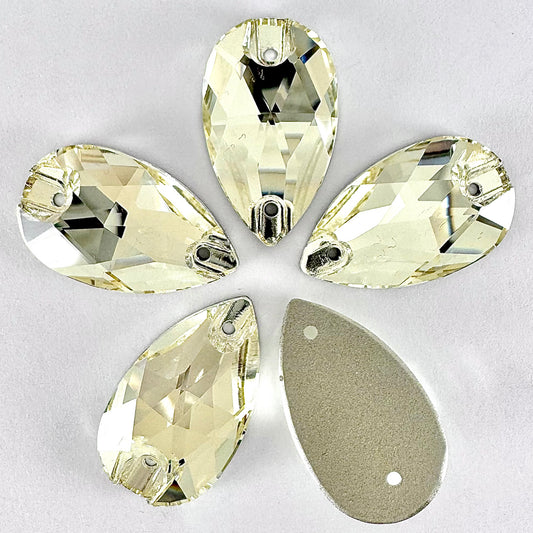 Jonquil Glass Teardrop