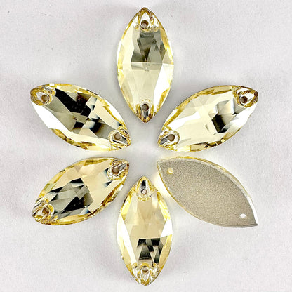 Jonquil Glass Navette