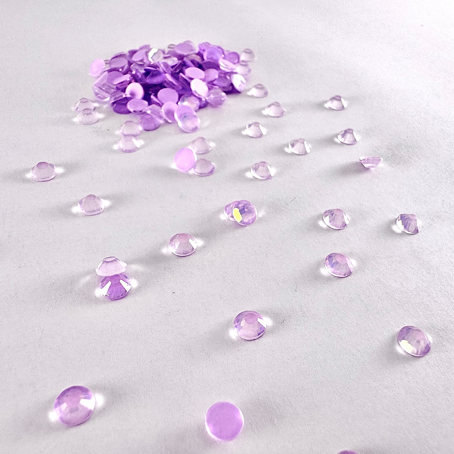 Luminous Amethyst Opal Rhinestone