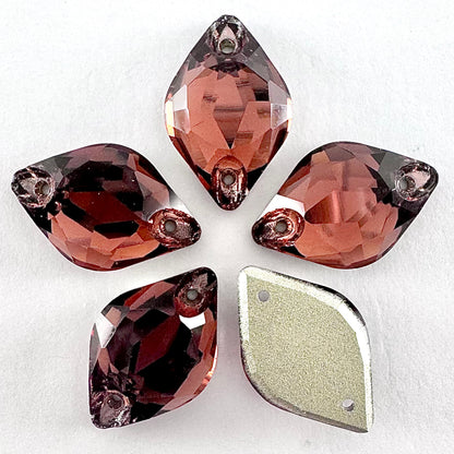 Burgundy Glass Lemon