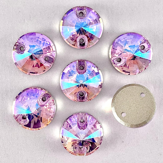 Light Rose SI Glass Rivoli