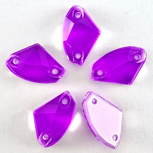 Neon Violet Glass Galactic