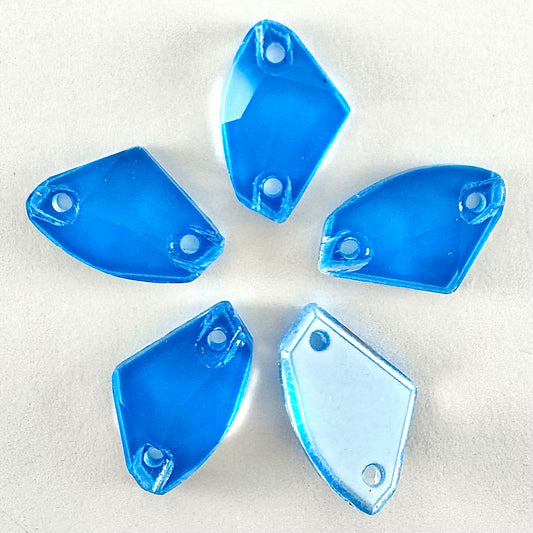 Neon Blue Glass Galactic