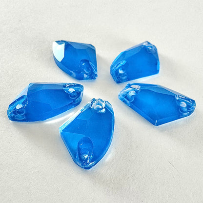 Neon Blue Glass Galactic