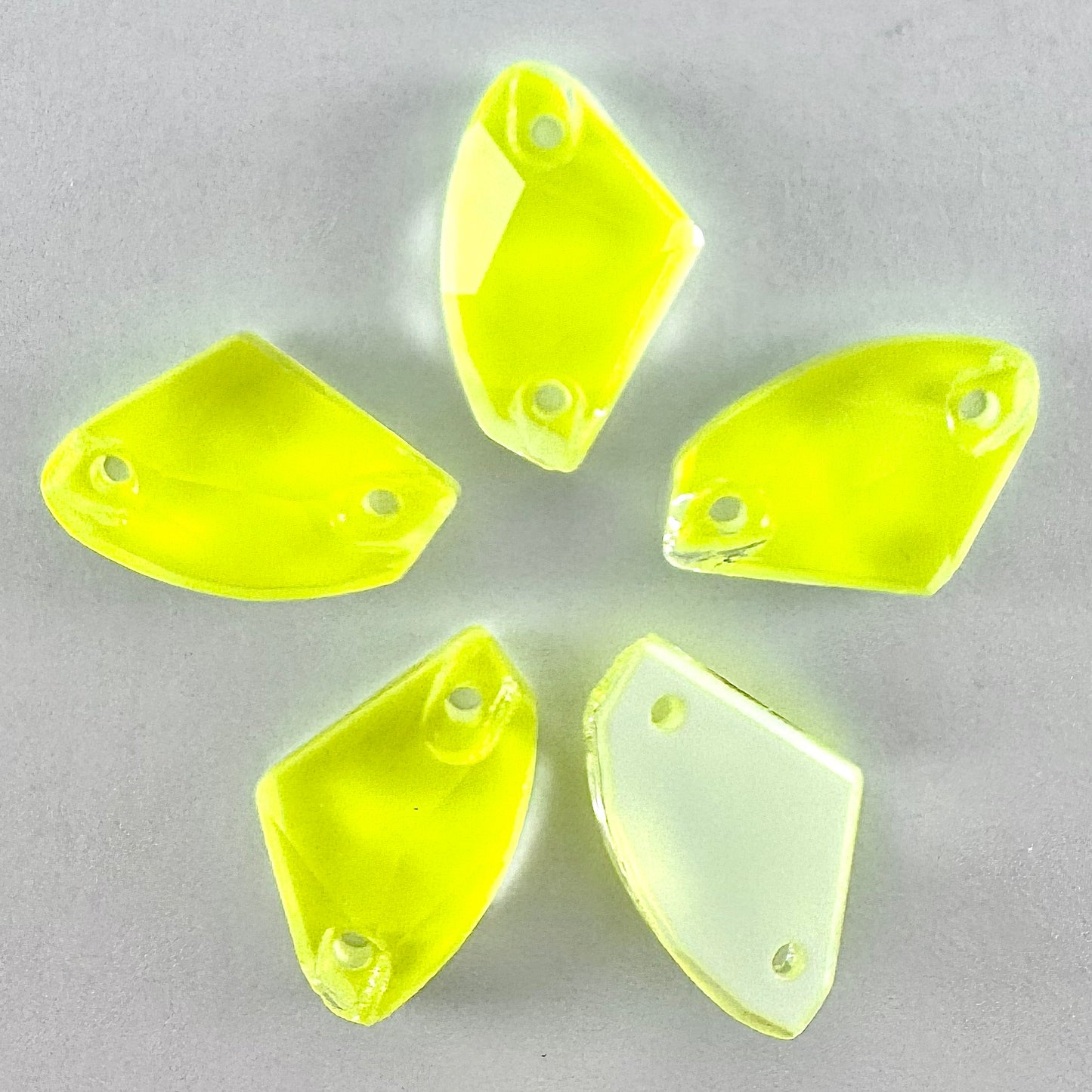Neon Yellow Glass Galactic