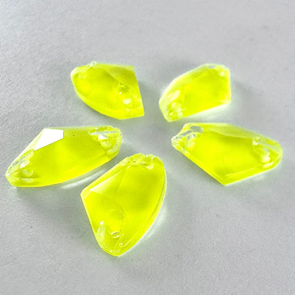 Neon Yellow Glass Galactic