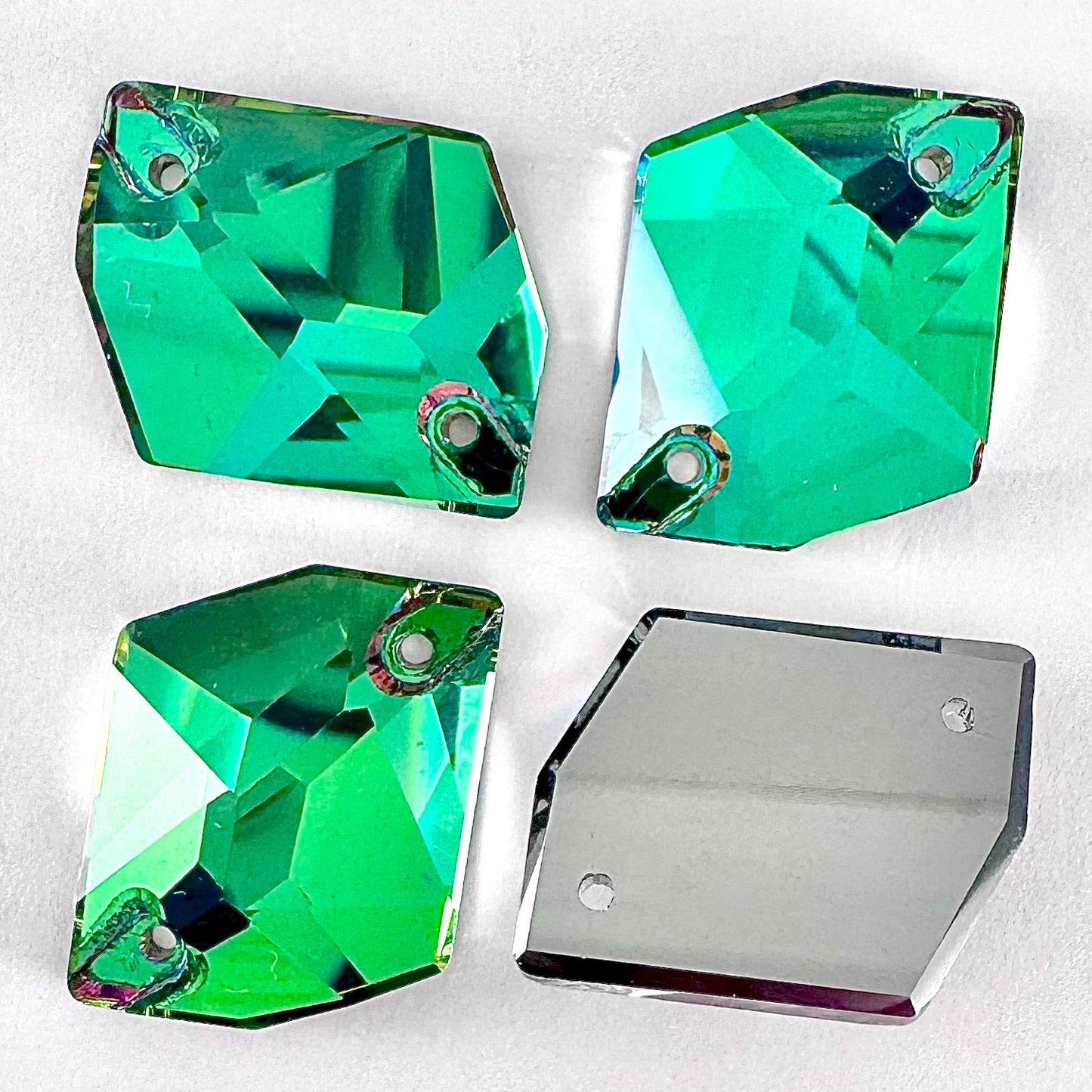 Green Volcano Glass Cosmic