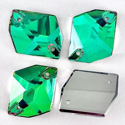 Green Volcano Glass Cosmic