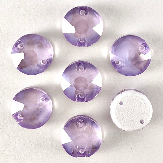 Violet AM Glass Rivoli (3288 facet)