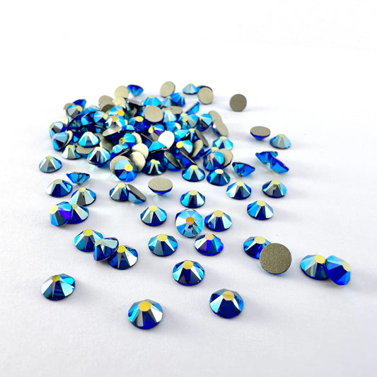 CLEARANCE - Apricus Sapphire AB Hotfix Rhinestone