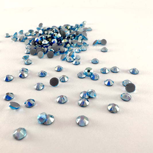 CLEARANCE - Apricus Aquamarine AB Hotfix Rhinestone