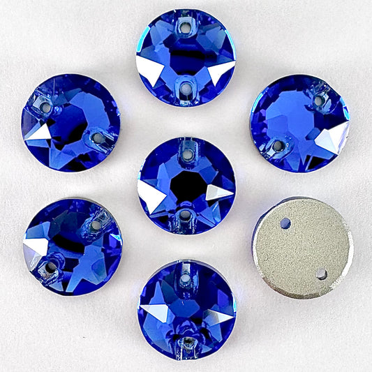 Sapphire Glass Rivoli (3288 facet)