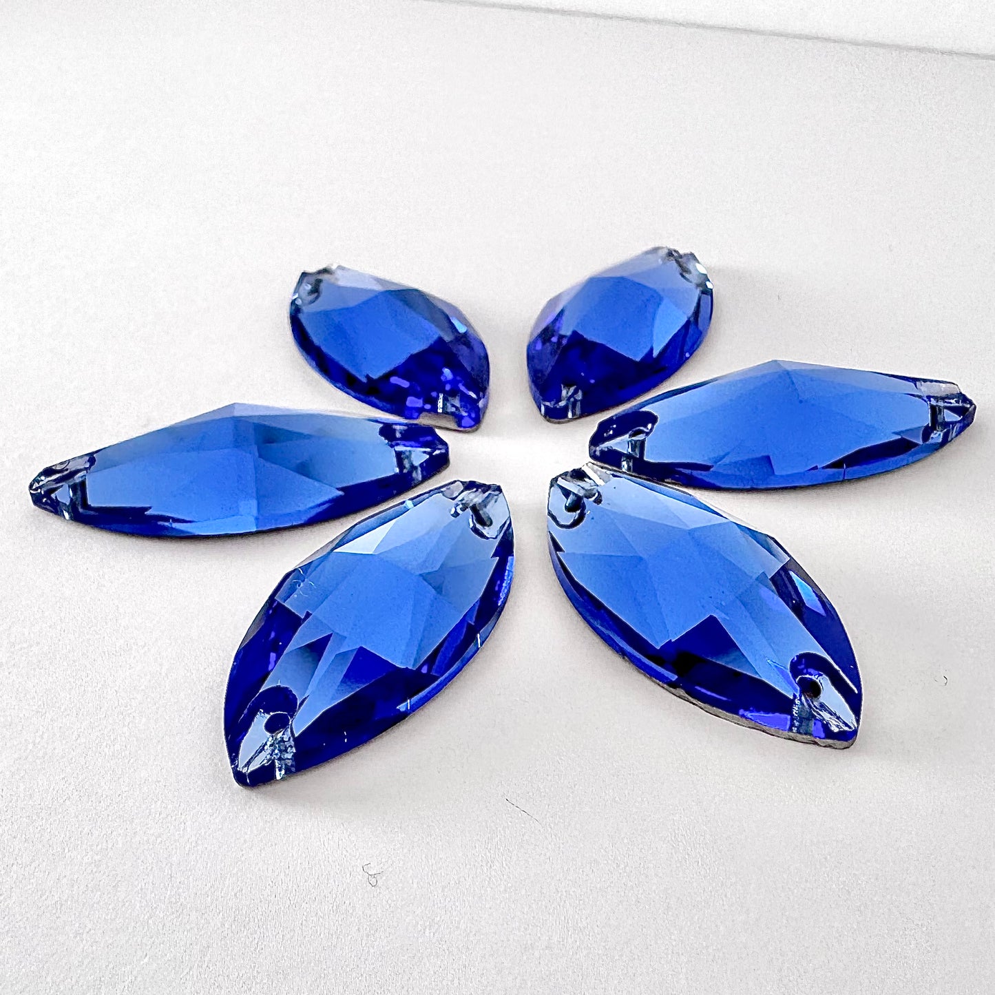 Sapphire Glass Navette