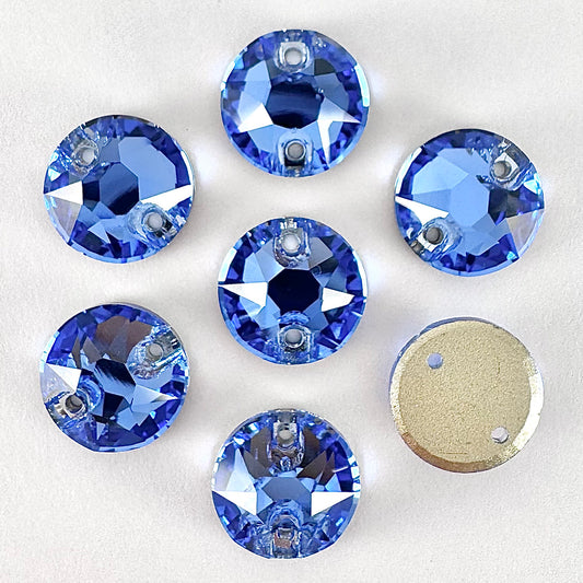 Mid Sapphire Glass Rivoli (3288 facet)