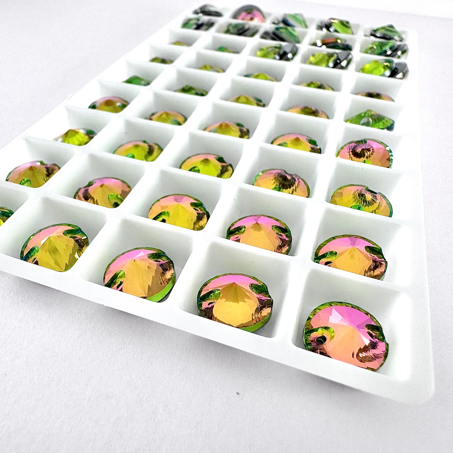 CLEARANCE - Vitrail Rose Glass Rivoli