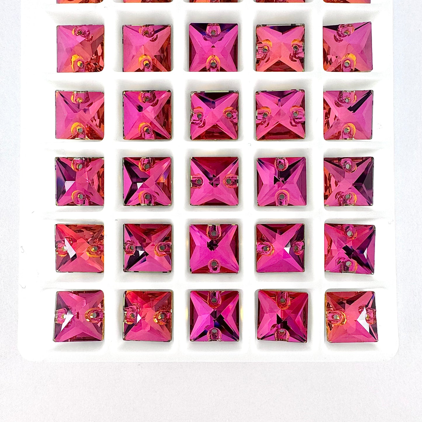 CLEARANCE - Fuchsia Glass Square